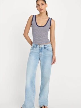 NWT GOOD AMERICAN LOW LOOSE JEANS